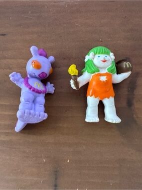 McDonald's Tinosaurs Happy Meal Toys Kids Figures vintage set of 2